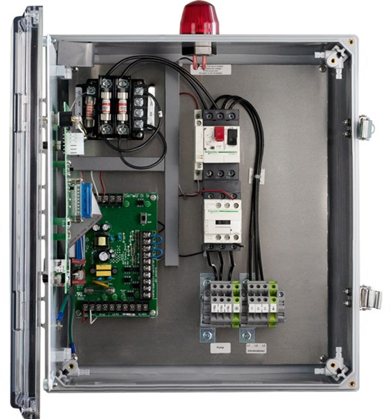 Three Phase Simplex Demand WS3P-TP Pump Control Panel - See Water Inc.