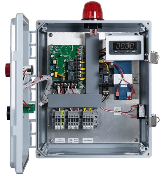 Knight Series® FC-40 Level and Temperature Alarm System Inside Photo