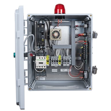 Single Phase Simplex Time Dosing TD-A Control Panel (inside)